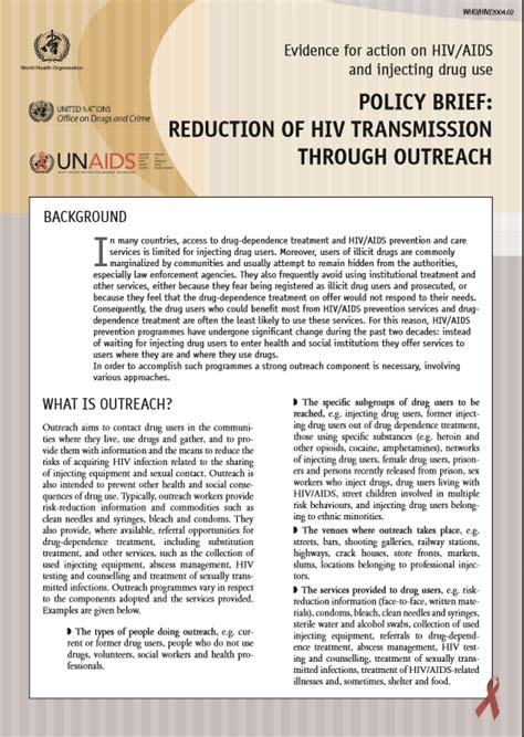 publications related to hiv and drug use