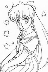 Sailor Venus sketch template