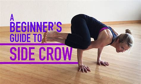 beginners guide  side crow pose doyou easy yoga workouts side