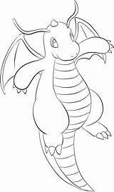 Coloring Dragonite Pages Pokemon Gerbil Printable Lilly Lineart Deviantart Disegni Super Kanto Getdrawings Visit Color Getcolorings Supercoloring sketch template