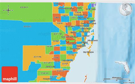Miami Dade County Zip Codes Map Maps Catalog Online
