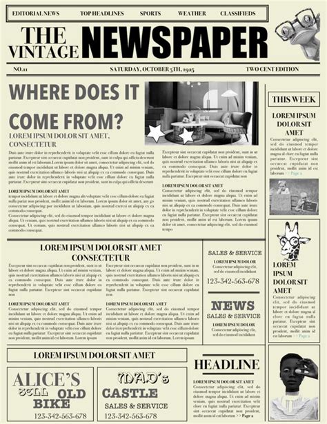 newspaper layout newspaper format newspaper generator   regard