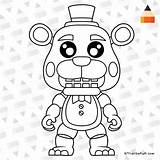 Freddy Fazbear Nights Five Drawings Freddys Coloring Draw Drawing Sheets Toy Pages Color Getdrawings Printable Line Template Getcolorings Paintingvalley sketch template