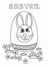 Easter Coloring Egg Hunt Kids Drawing Decoration Supplies sketch template