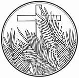 Palm Sunday Clip Passion Drawings Coloring Jesus Colouring Catholic Symbols Clipart Drawing Ramos Domingo Pages Palms Christian March Lent Lord sketch template