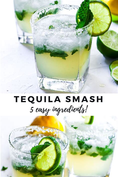 Tequila Smash Cocktail Recipes Easy Summer Cocktail Recipes Citrus