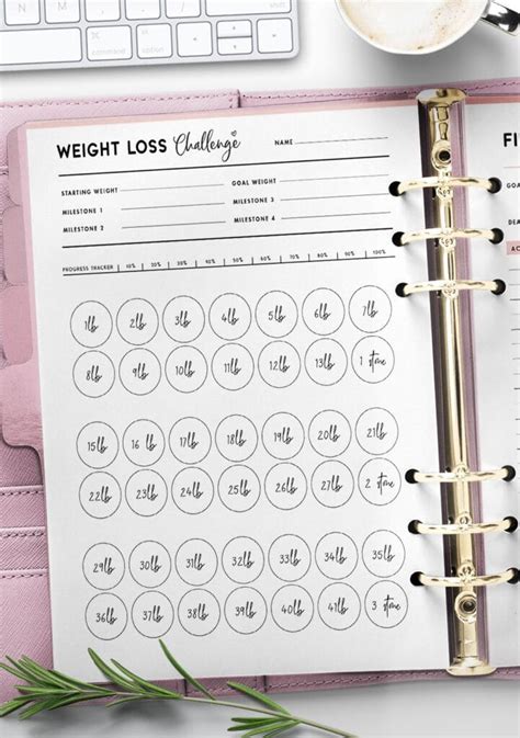 weight loss template  world  printables
