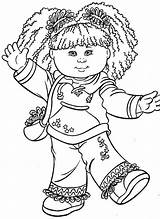 Coloring Pages Kids Happy Child Cabbage Printable Patch Kid Girl Color Books Sheets Cartoon 1980s Getcolorings Adult sketch template