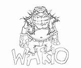Wario Craftwhack Stylized sketch template