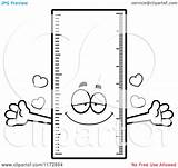 Ruler Coloring Mascot Loving Clipart Cartoon Pages Outlined Vector Thoman Cory Template sketch template