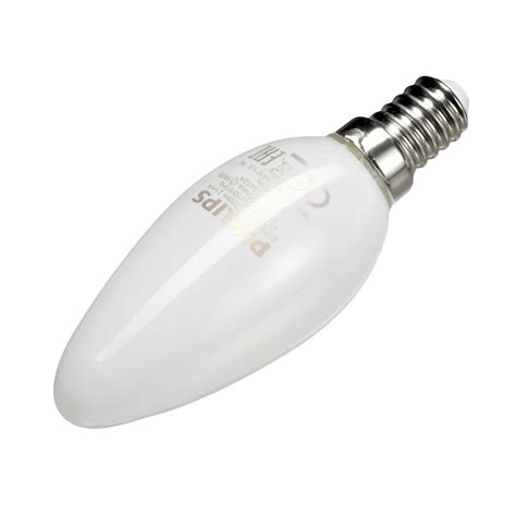 philips classic  ses led  dimmable candle lamp opal   cef