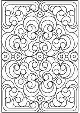 Coloring Pages Printable Patterns Deco Grown Ups Print sketch template