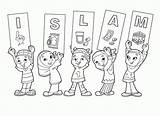 Coloring Islamic Kids Pages Clipart Library Clip sketch template