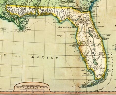 detail  florida     general map   southern dominions belonging   united