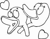 Coloring Pages Ducks Fall Color sketch template