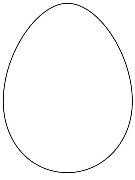 full size egg template easter egg coloring pages coloring easter