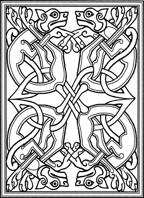 images  coloring celtic  pinterest celtic knot