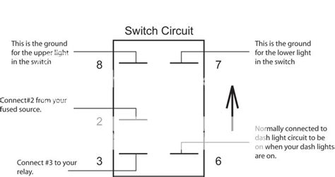 carling switch wiring  part numbers