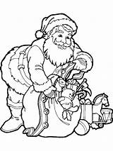 Claus Santa Coloring Pages Getcolorings sketch template