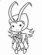 Loki Supervillains Cetro sketch template