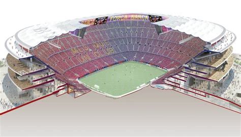 barcelona estadi camp nou   page  stadium design camp nou stadium