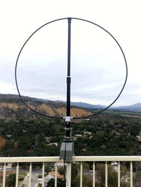 wlvp magnetic loop antenna  swling post
