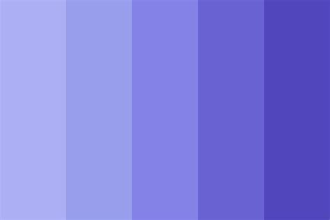 blue purple shades aesthetic color palette