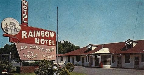 postcard motel rainbow motel green brook township nj