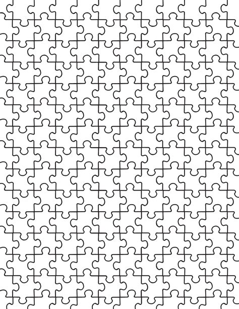 printable  piece puzzle template printable templates