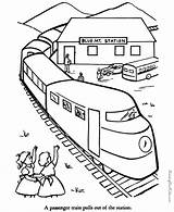 Eisenbahn Zug Railroad Kereta Ausdrucken Bilder Ausmalbild Indah Mewarna Mewarnai sketch template