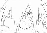 Uchiha Madara Sasuke Negative Template sketch template