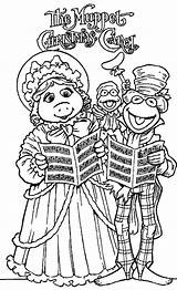 Christmas Coloring Carol Pages Movie Muppets Muppet Drawings Clipart Kids Sheets Printable Movies Caroling Disney Contest Colouring Book Library Music sketch template