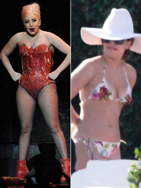 Lady Gaga Bikini Pictures — Flaunts 30 Pound Weight Loss