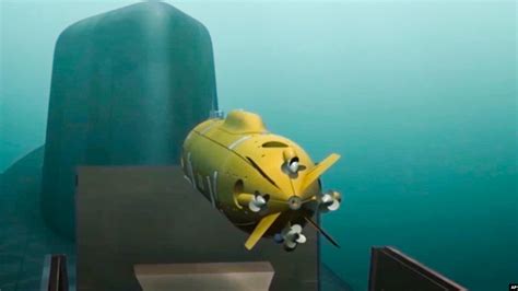 russia launches  submarine believed capable  carrying nuclear armed drones