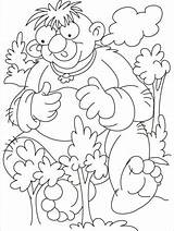 Coloring Pages Selfish Giant sketch template