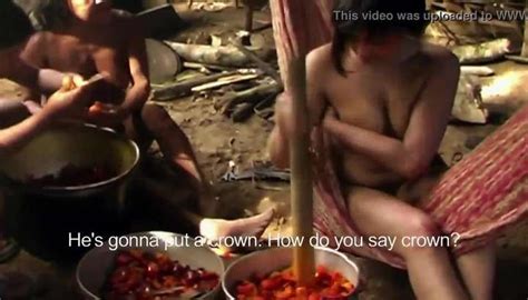 enf tv reporter has to get naked for amazon tribe report tnaflix porn