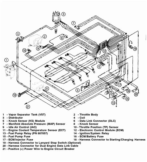 mercruiser engine diagram wiring schematic  diagram