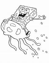 Spongebob Coloring Pages Printable Jellyfish Riding Squarepants Kids Bob Sponge Birthday Fish Color Jellyfishing Jelly Plankton Rocks Do Sheets Print sketch template