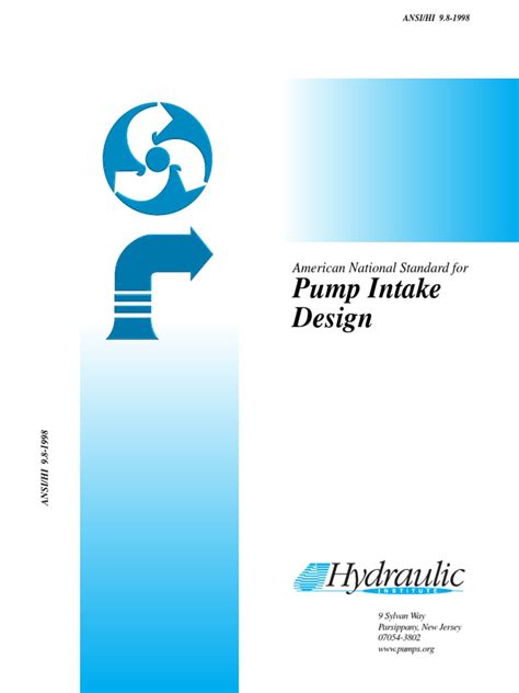 ansi    pump intake design pump fluid mechanics