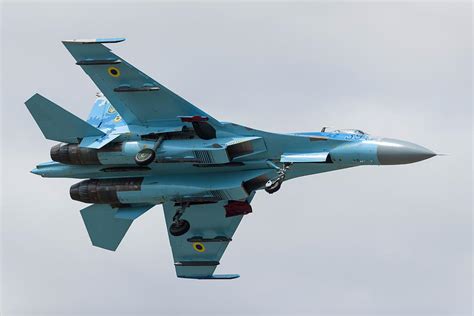 A Ukrainian Air Force Sukhoi Su 27 Photograph By Rob Edgcumbe Pixels