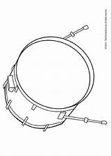 Drum Bass Coloring Large Pages Edupics sketch template