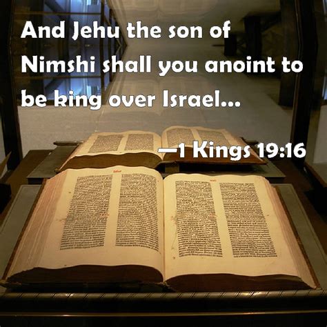 kings   jehu  son  nimshi   anoint   king  israel  elisha