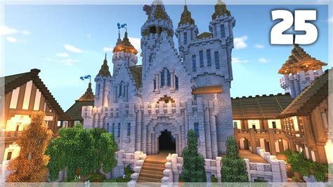 minecraft   build  medieval castle huge medieval castle tutorial part  youtube