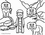 Daniel Den Lions Coloring Lion Pages Drawing Bible Sunday Kids School Preschool Clipart Activities Stories Printable Color Story Craftingthewordofgod Para sketch template