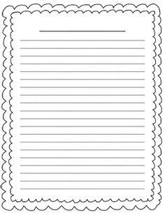 lined story paper