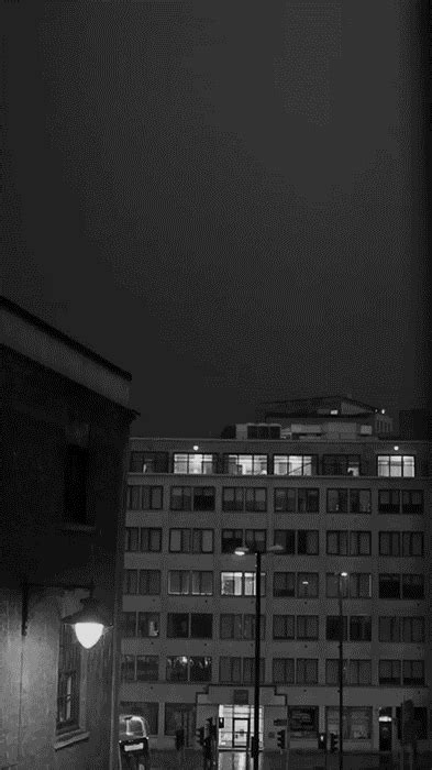 Midnight Thunderstorm Seen From My Flat Window  On