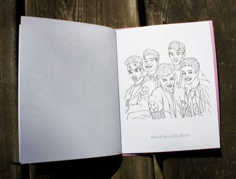 boy bands  mini colouring book     etsy boy bands coloring