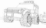 Lego Coloring Pages City Truck Suv Choose Board Police sketch template