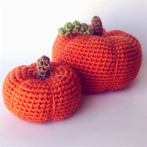 monsters crocheted pumpkins   sizes  pattern