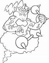 Pokemon Coloring Pages Thundurus Coloriage Ex Drawings Kids Printable Imprimer Carte Morningkids Pokémon Colouring Drawing Choose Board Colorier sketch template